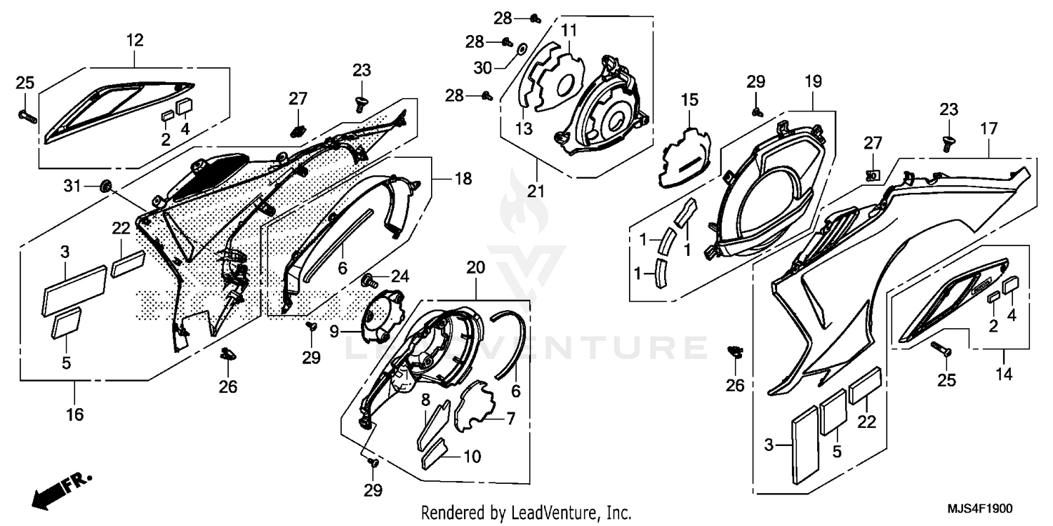 ENGINE COVER@SIDE PANEL