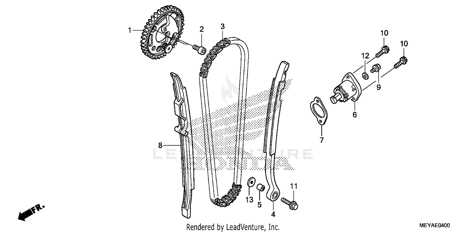 CAM CHAIN + TENSIONER