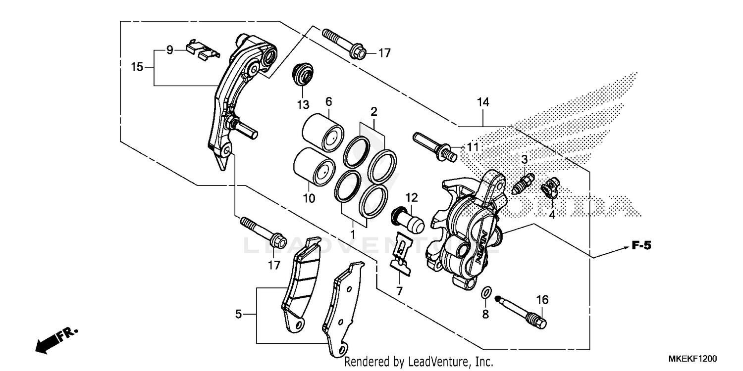 FRONT BRAKE CALIPER