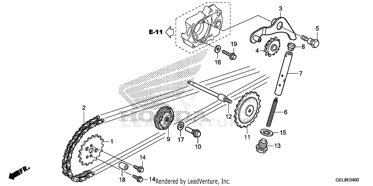CAM CHAIN@TENSIONER