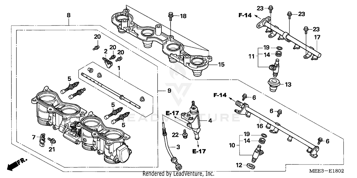 THROTTLE BODY ('05-)