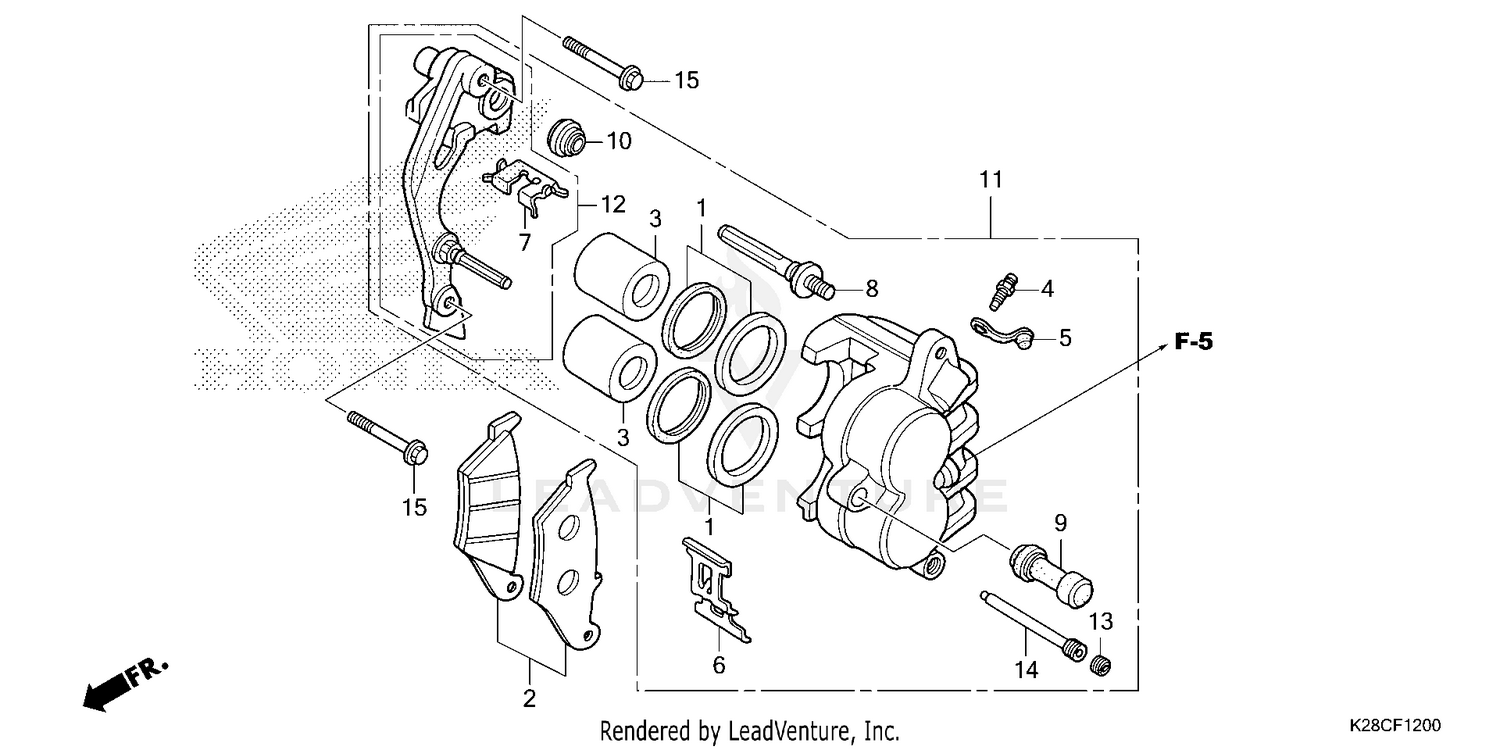 FRONT BRAKE CALIPER