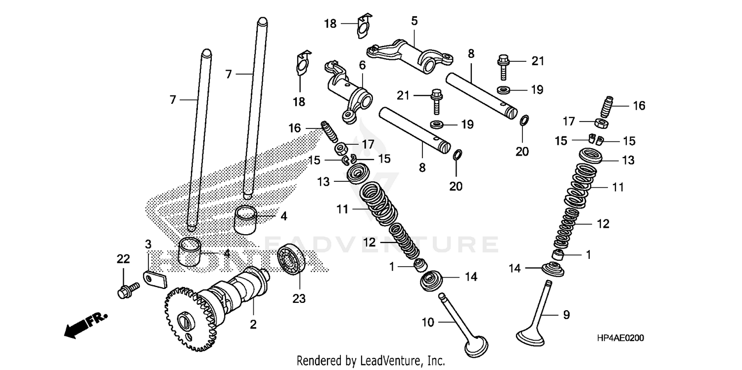CAMSHAFT + VALVE