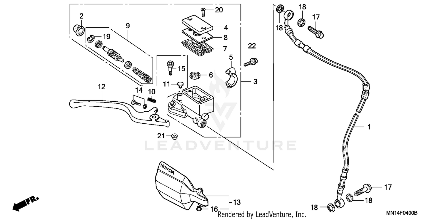 FRONT BRAKE MASTER CYLINDER