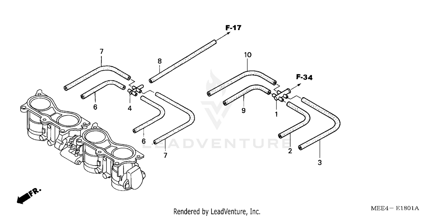 THROTTLE BODY (TUBING)
