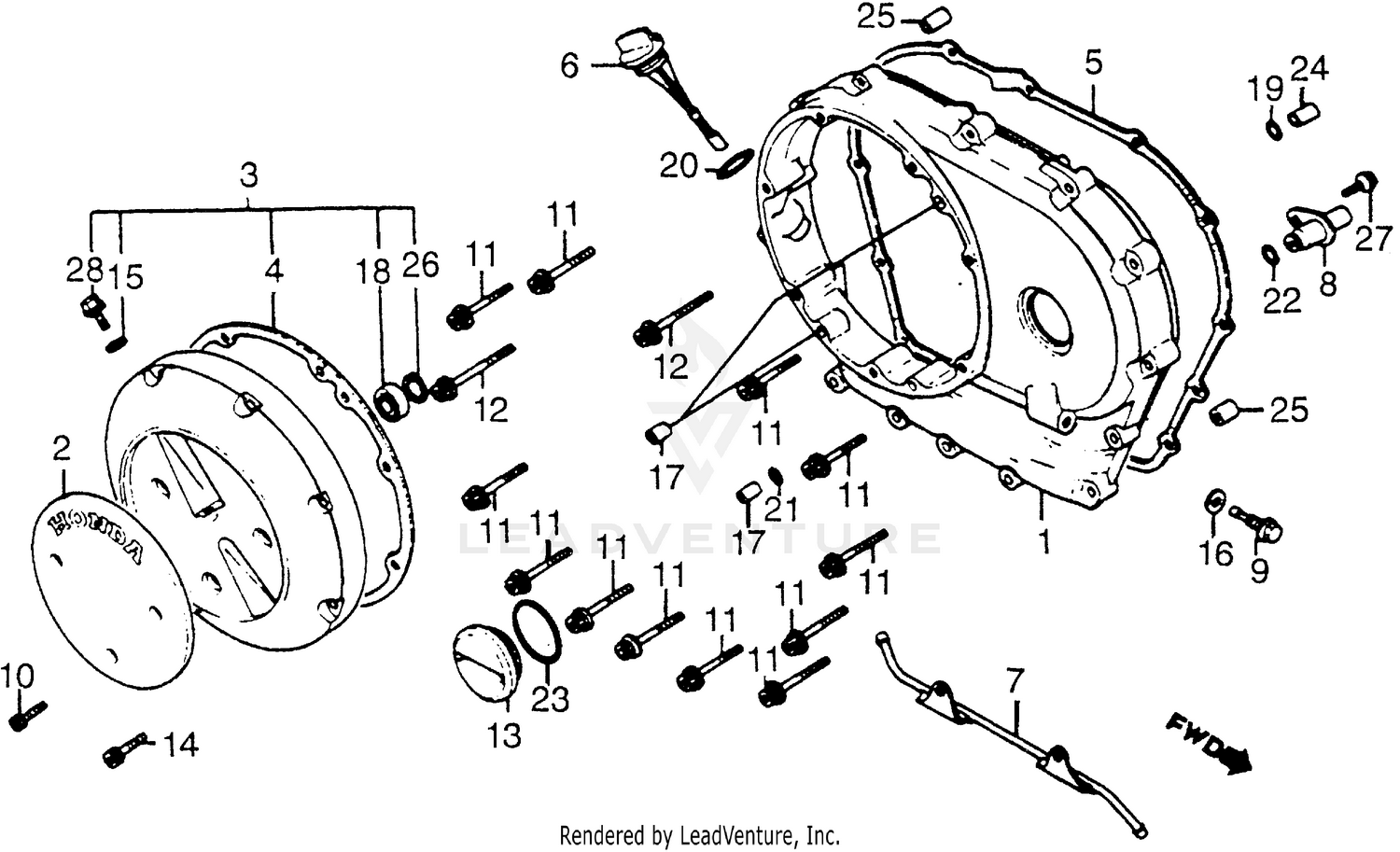 RIGHT CRANKCASE COVER