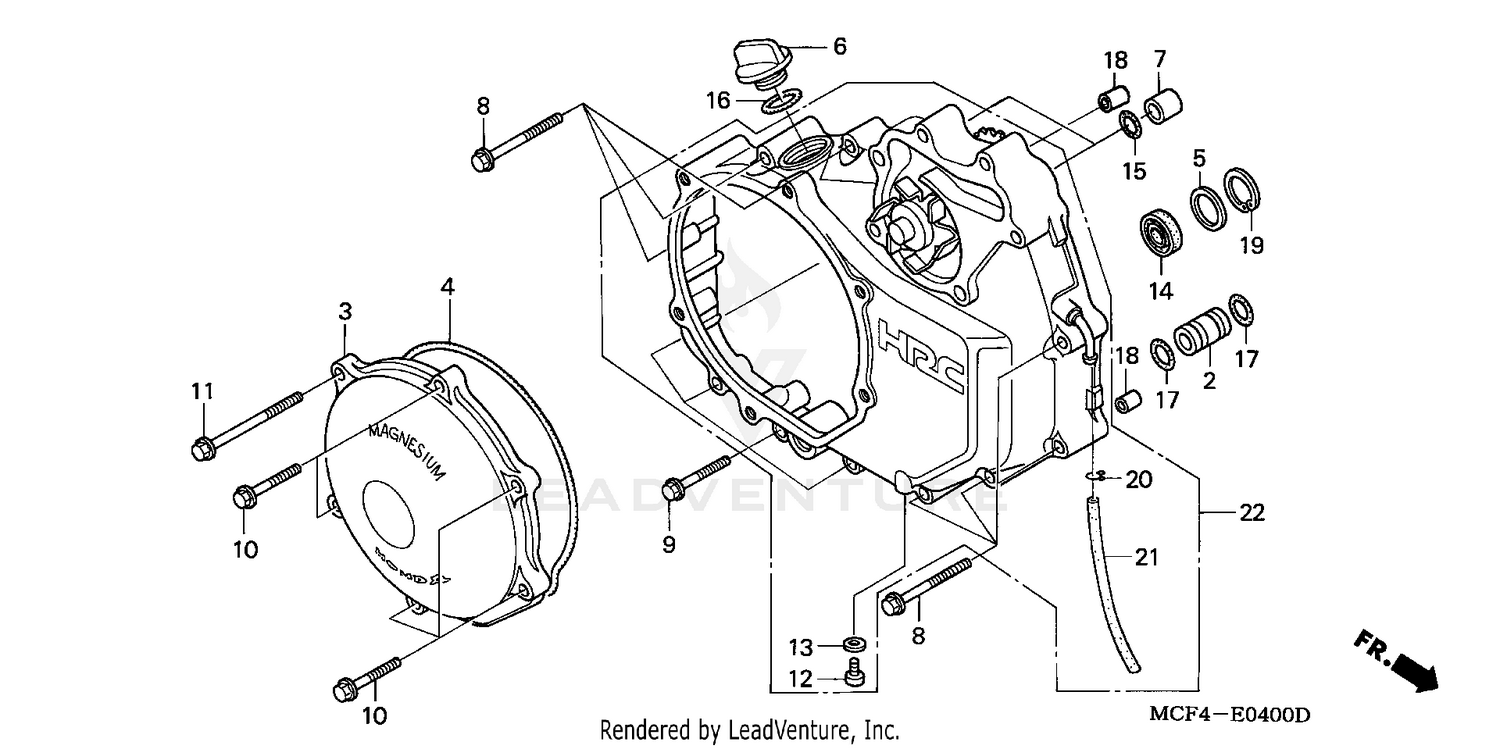 RIGHT CRANKCASE COVER