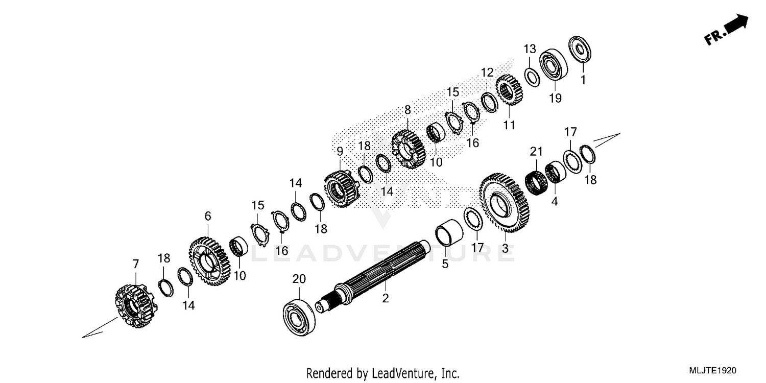TRANSMISSION             (COUNTERSHAFT)