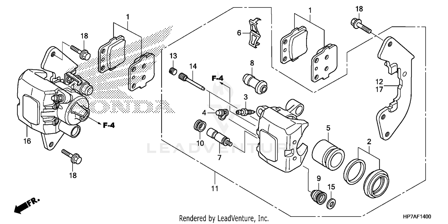 FRONT BRAKE CALIPER