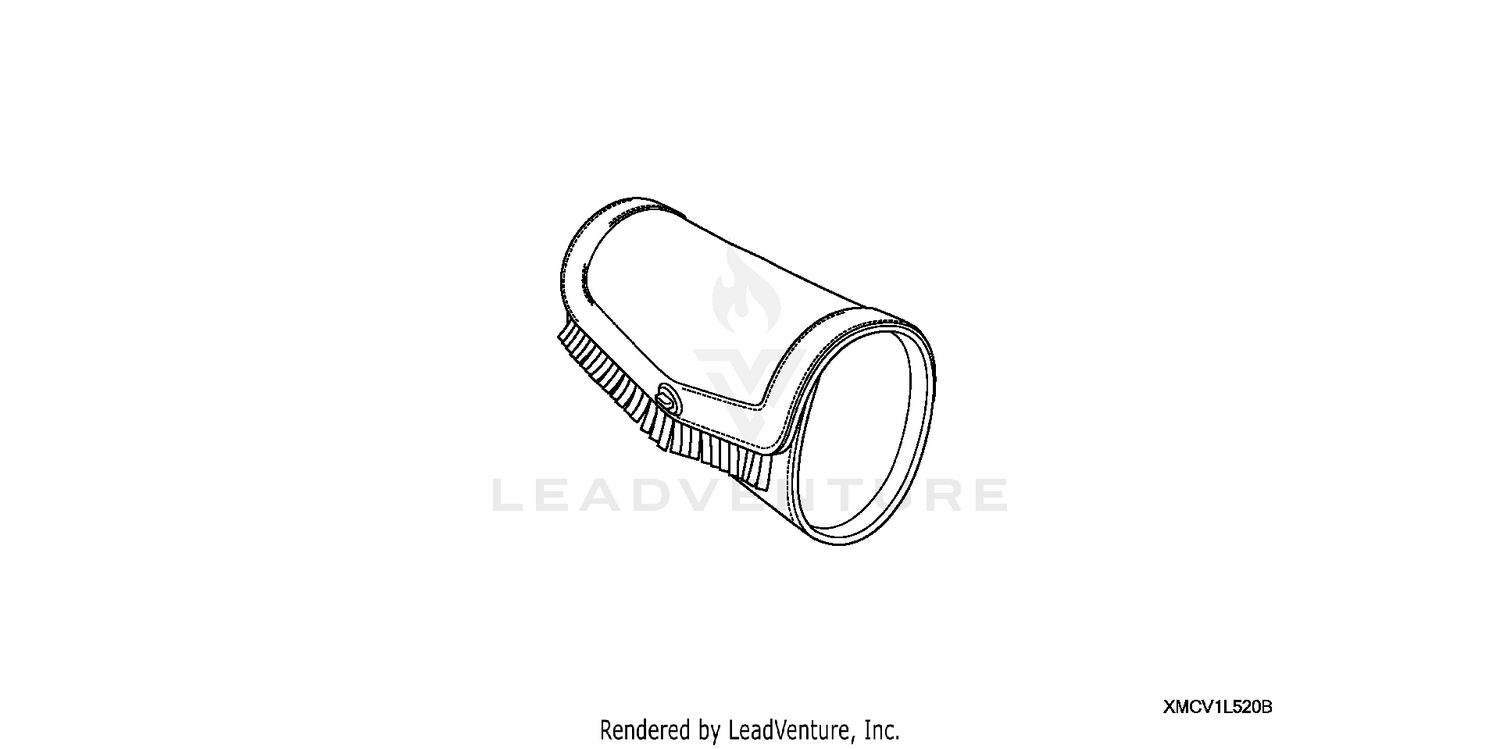 LEATHER FRONT POUCH (FRINGED)