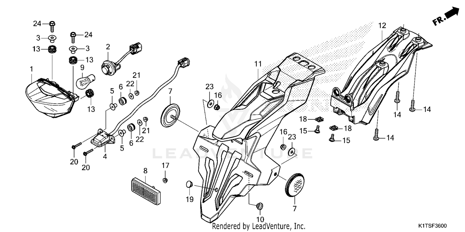 TAILLIGHT@LICENSE LIGHT