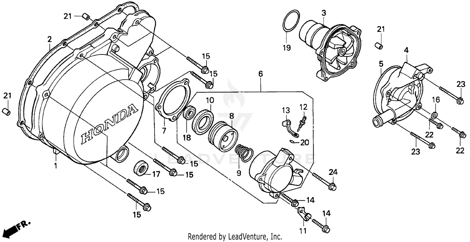 LEFT CRANKCASE COVER