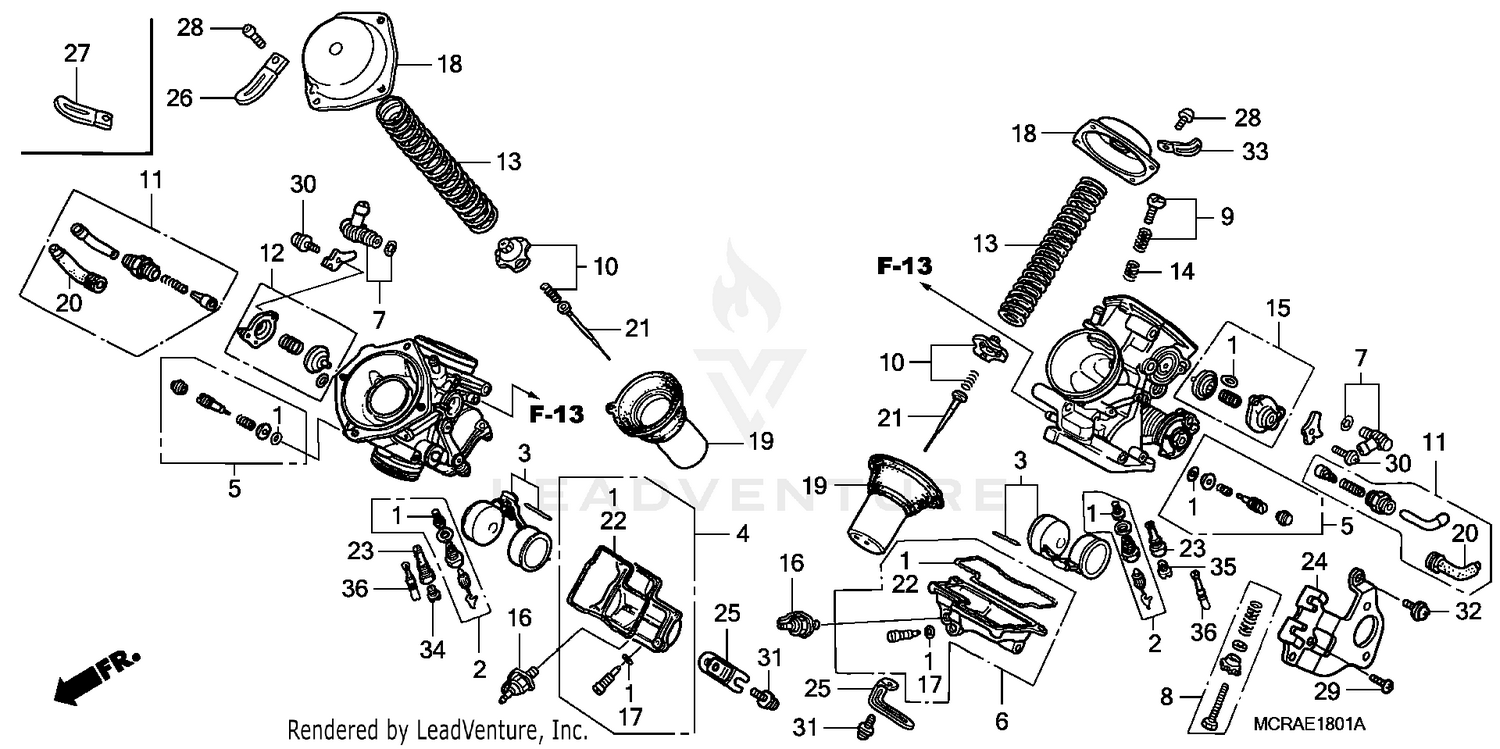 CARBURETOR (COMPONENT PARTS)