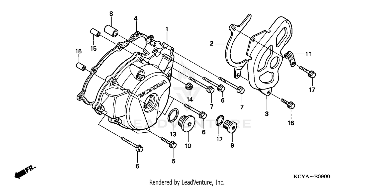 LEFT CRANKCASE COVER