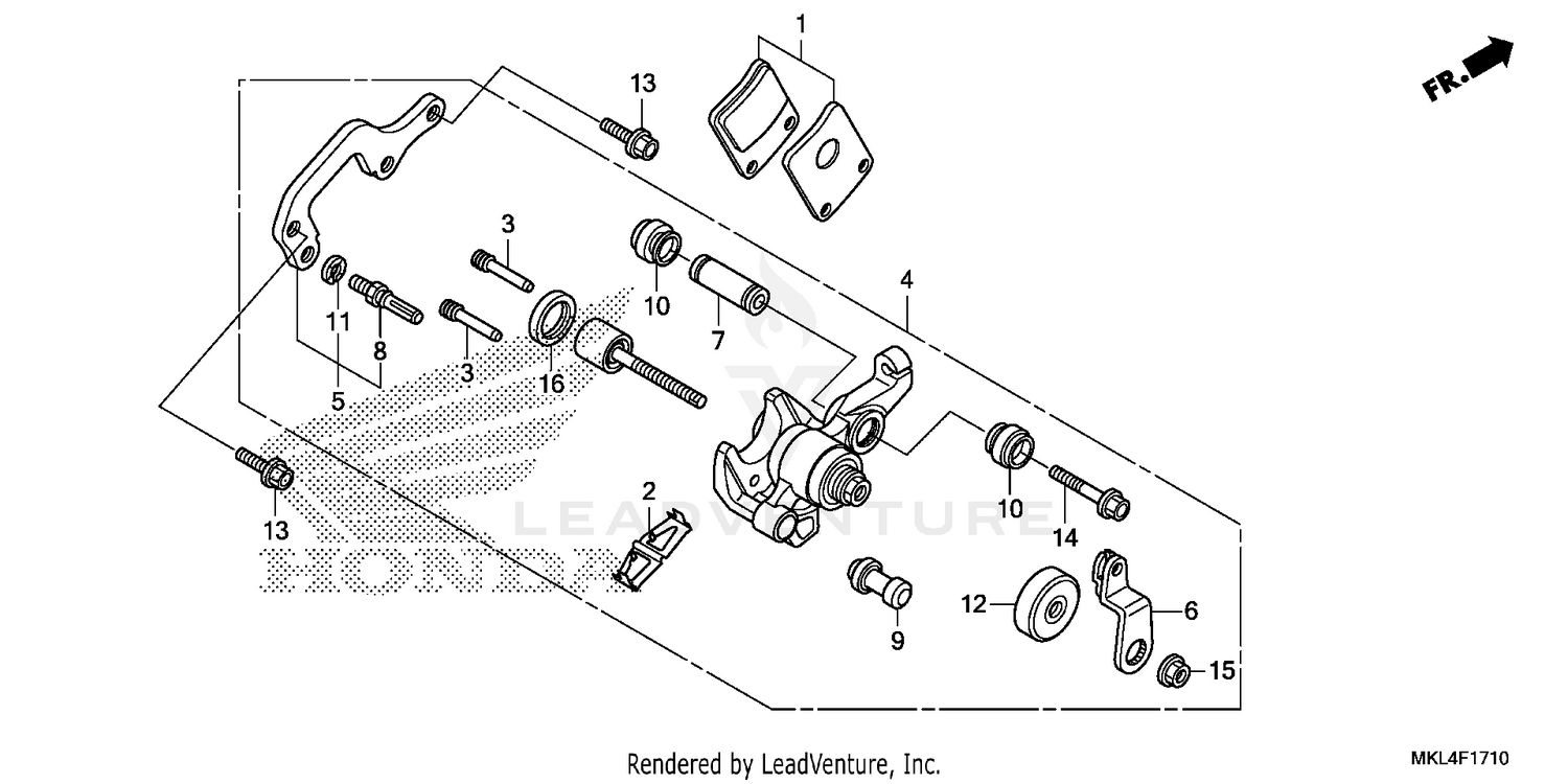 PARKING BRAKE CALIPER