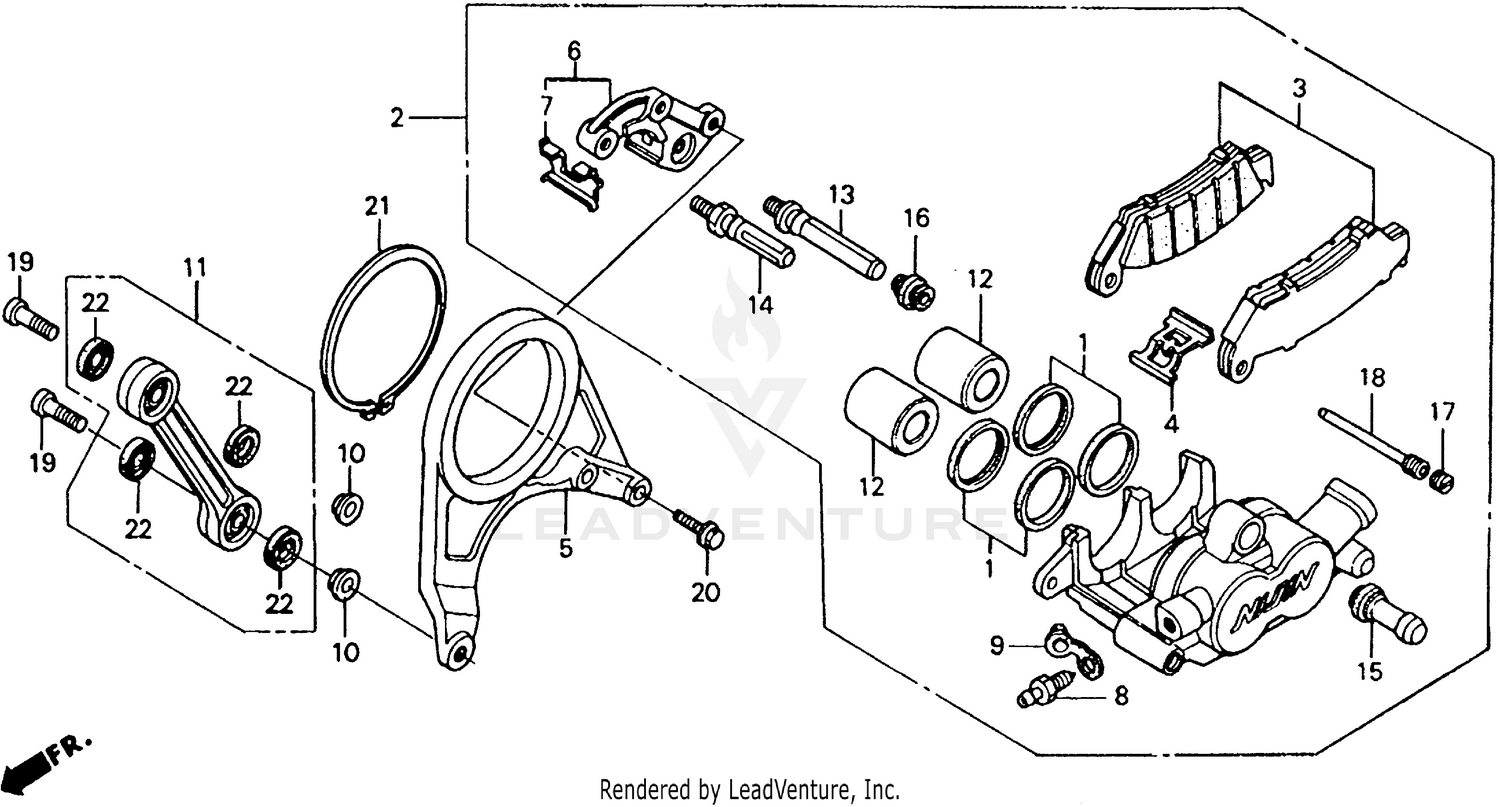 REAR BRAKE CALIPER