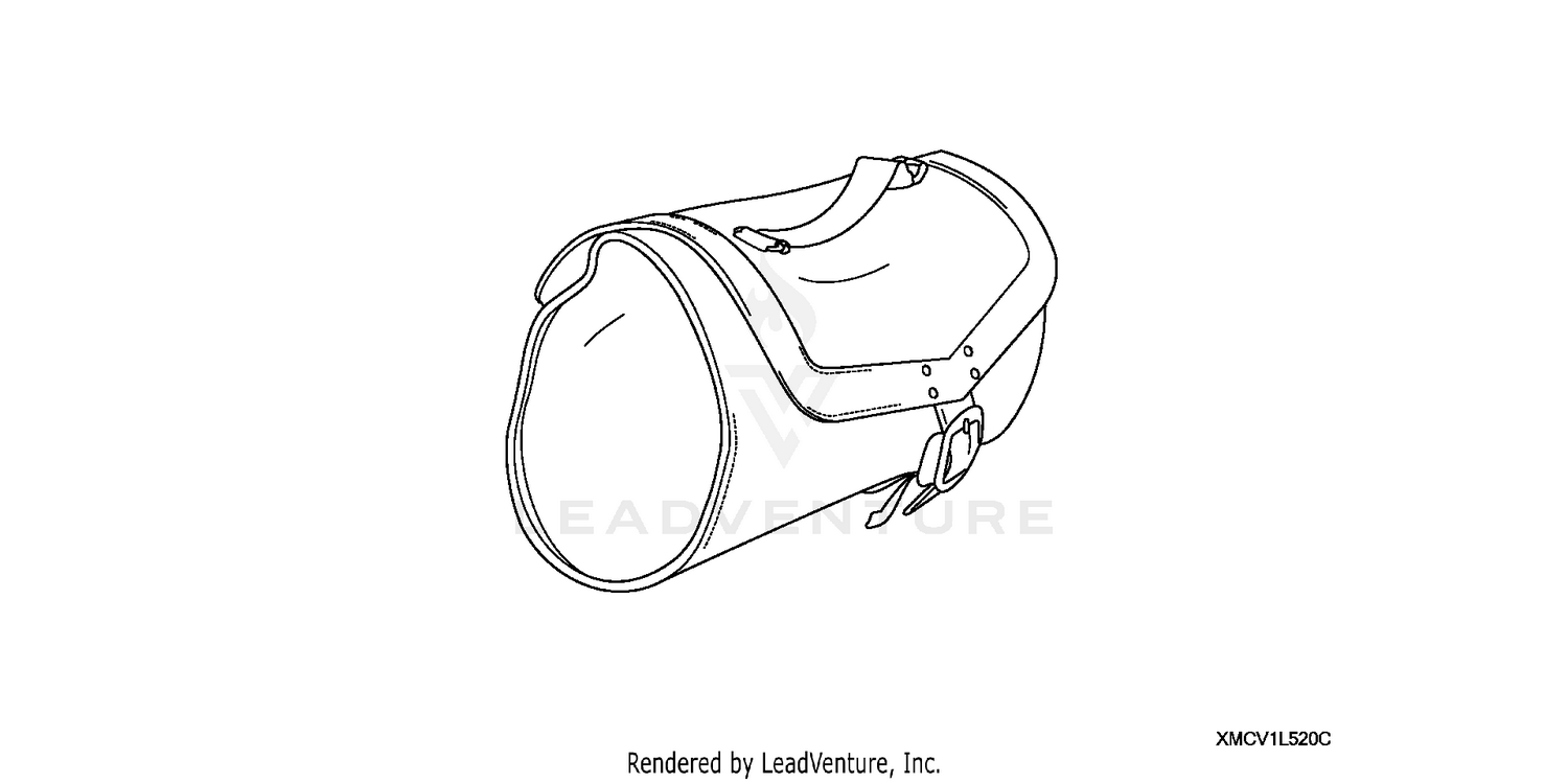 LEATHER TOURING BAG (PLAIN)