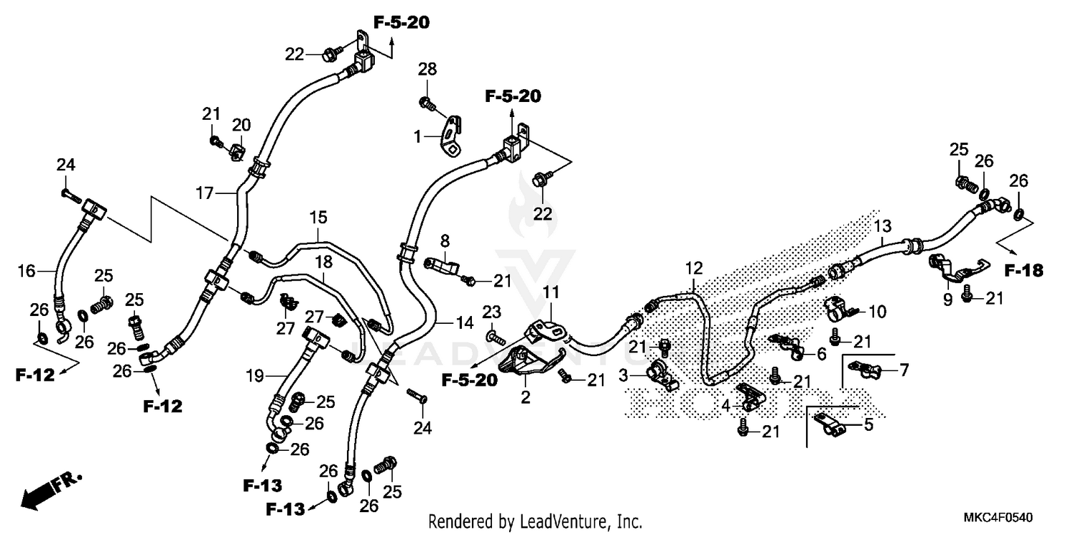 BRAKE HOSE@BRAKE PIPE