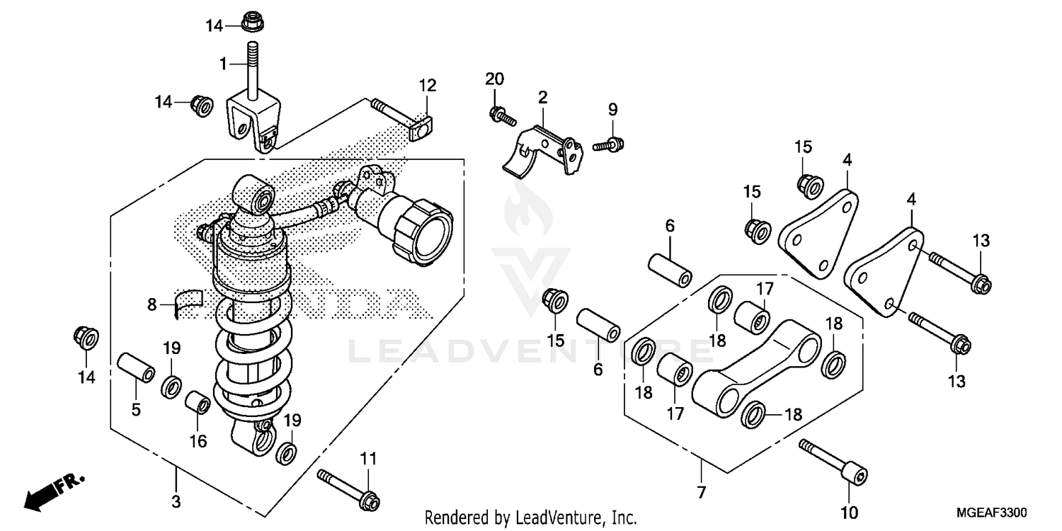 REAR SHOCK ABSORBER