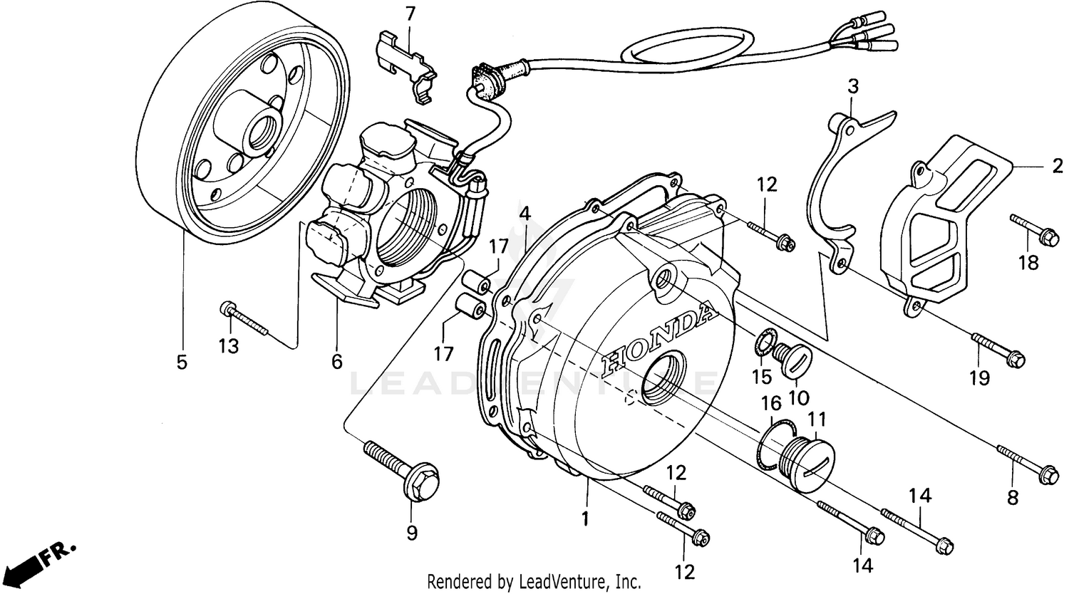 LEFT CRANKCASE COVER