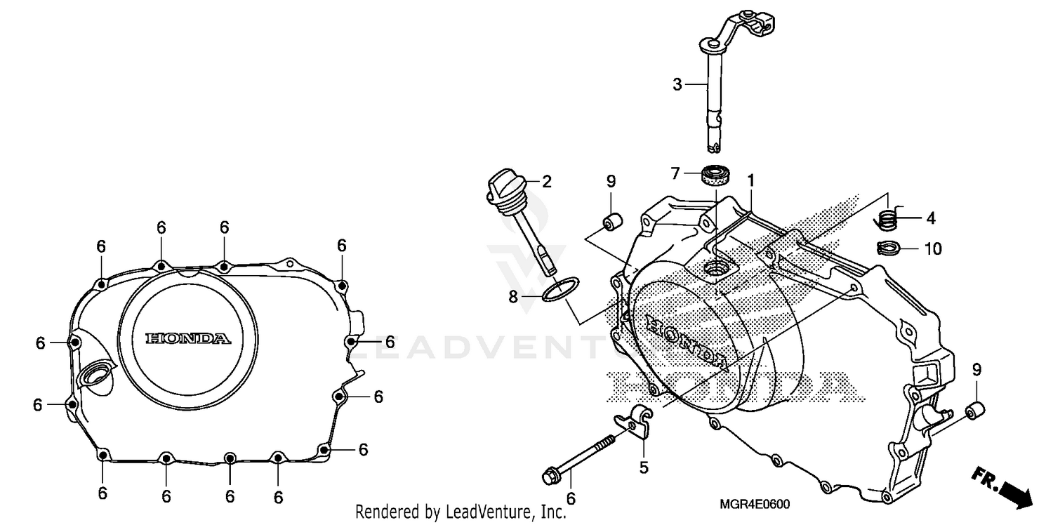 RIGHT CRANKCASE COVER