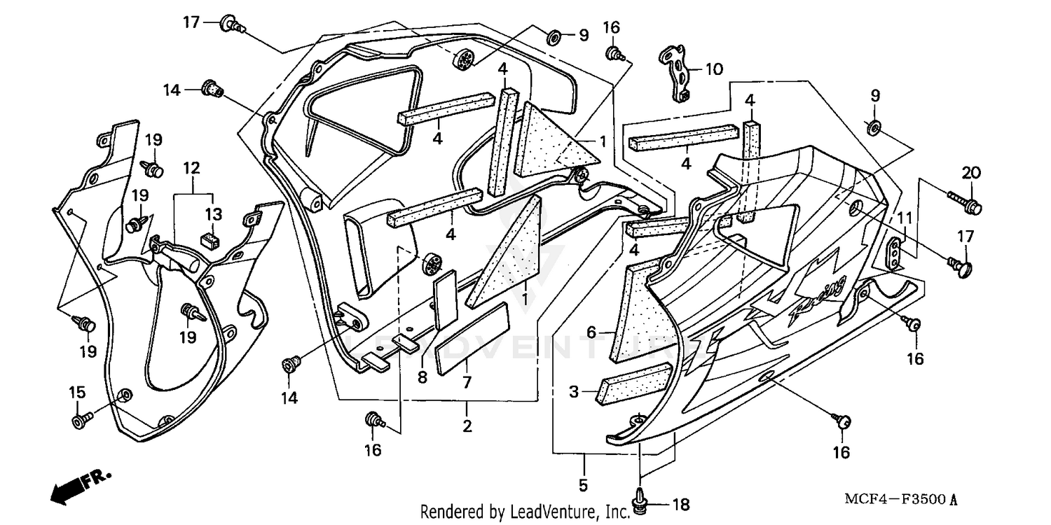 LOWER COWL ('00-'01)