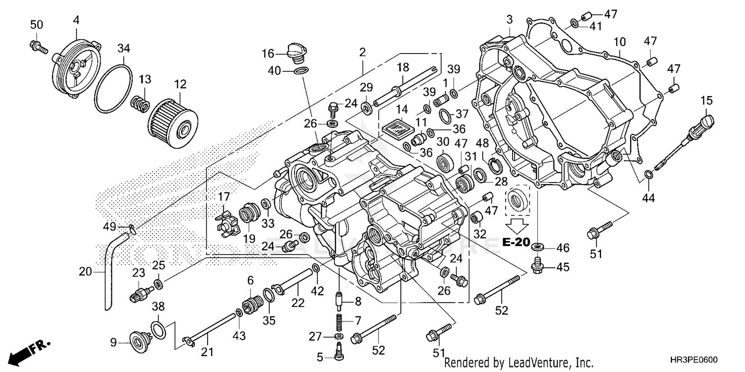 FRONT CRANKCASE COVER    (1)