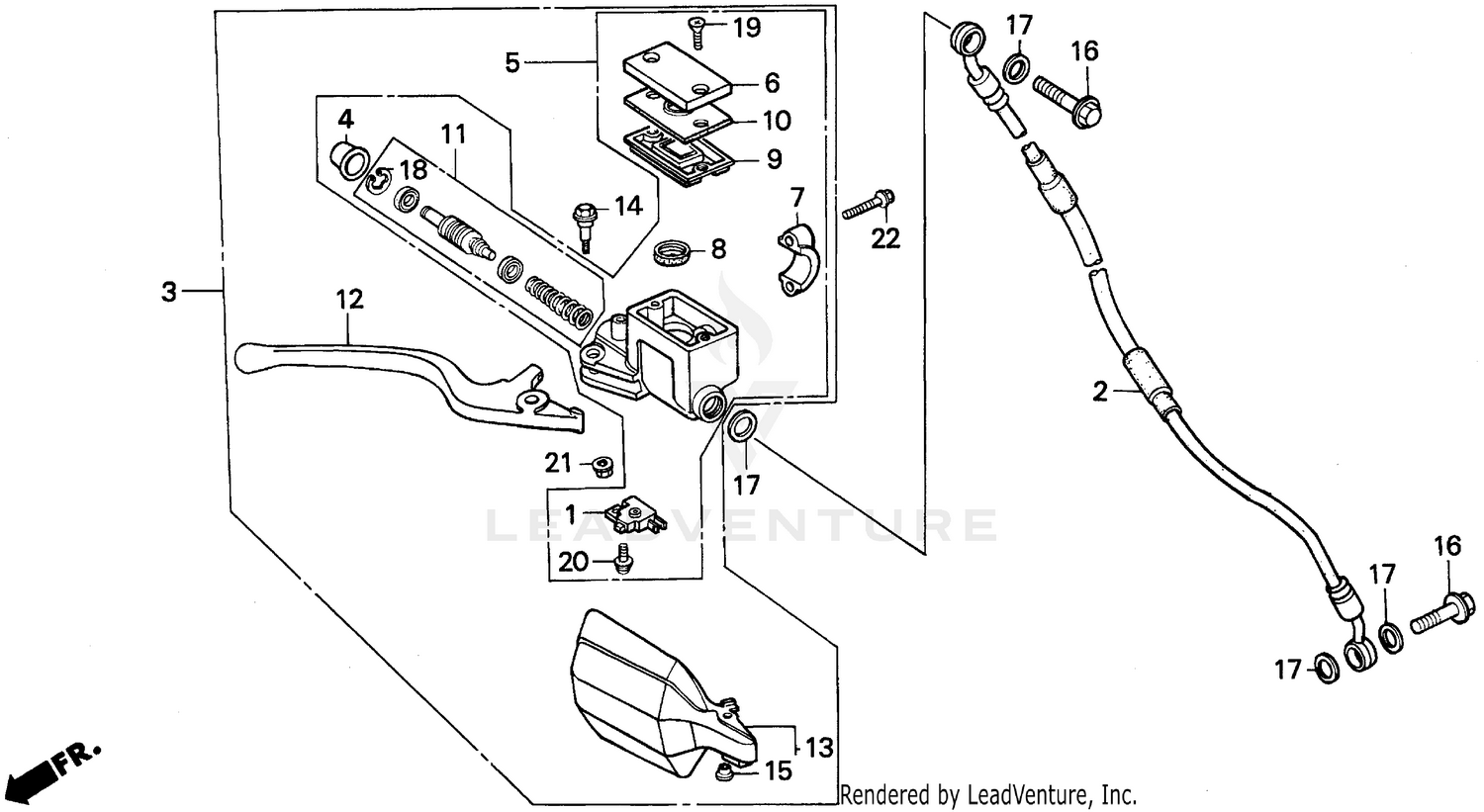FRONT BRAKE MASTER CYLINDER