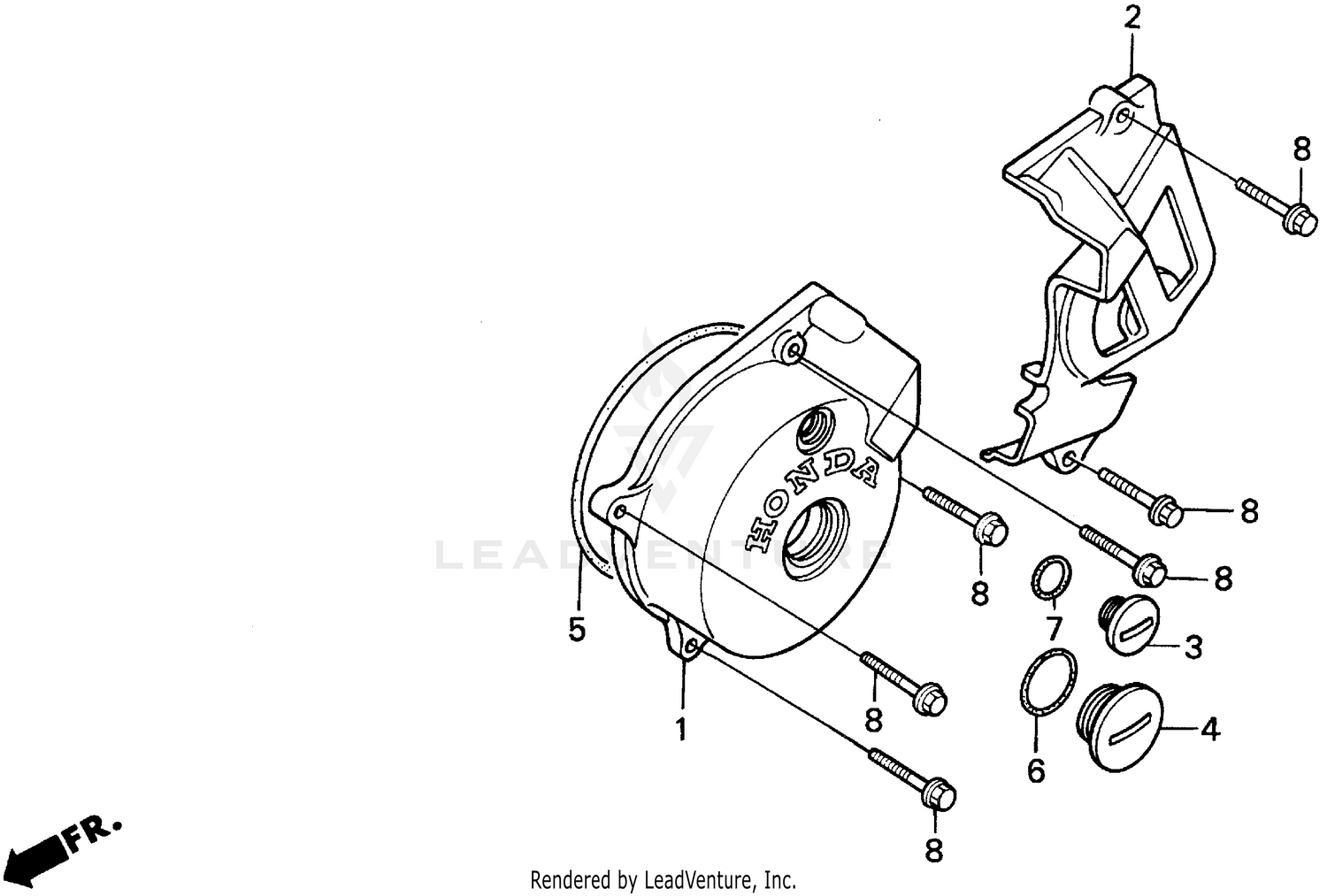 LEFT CRANKCASE COVER
