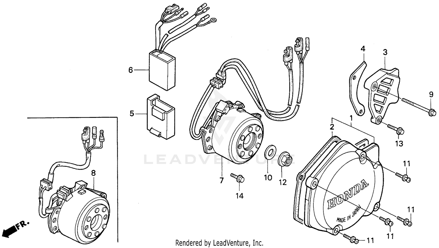 LEFT CRANKCASE COVER