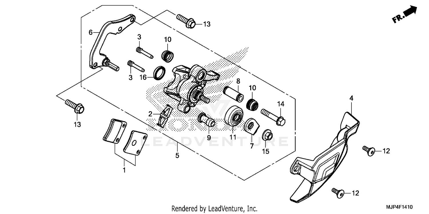 PARKING BRAKE CALIPER