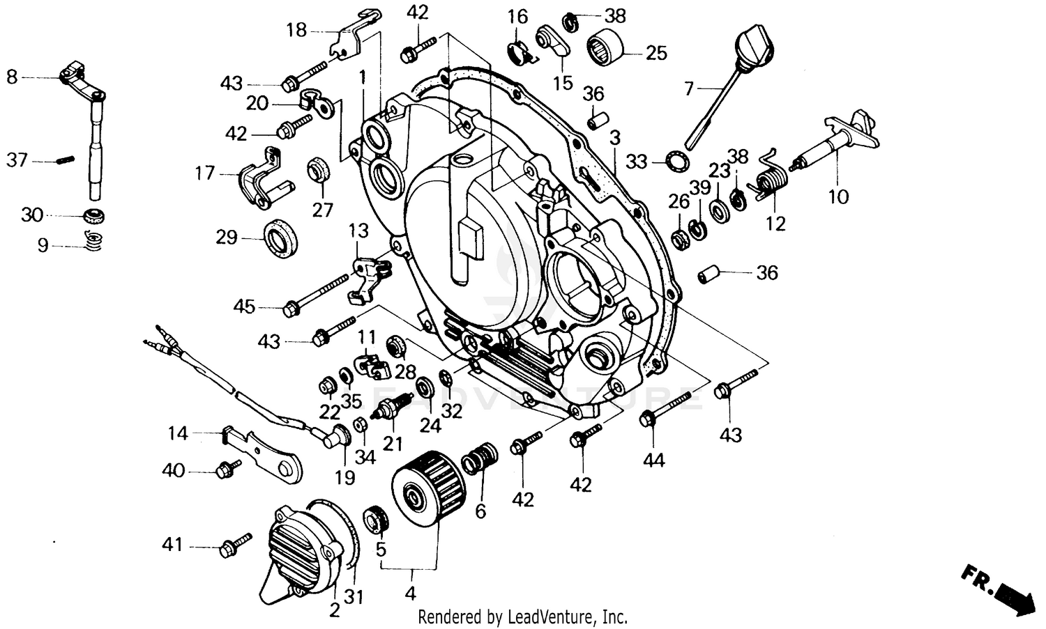 RIGHT CRANKCASE COVER