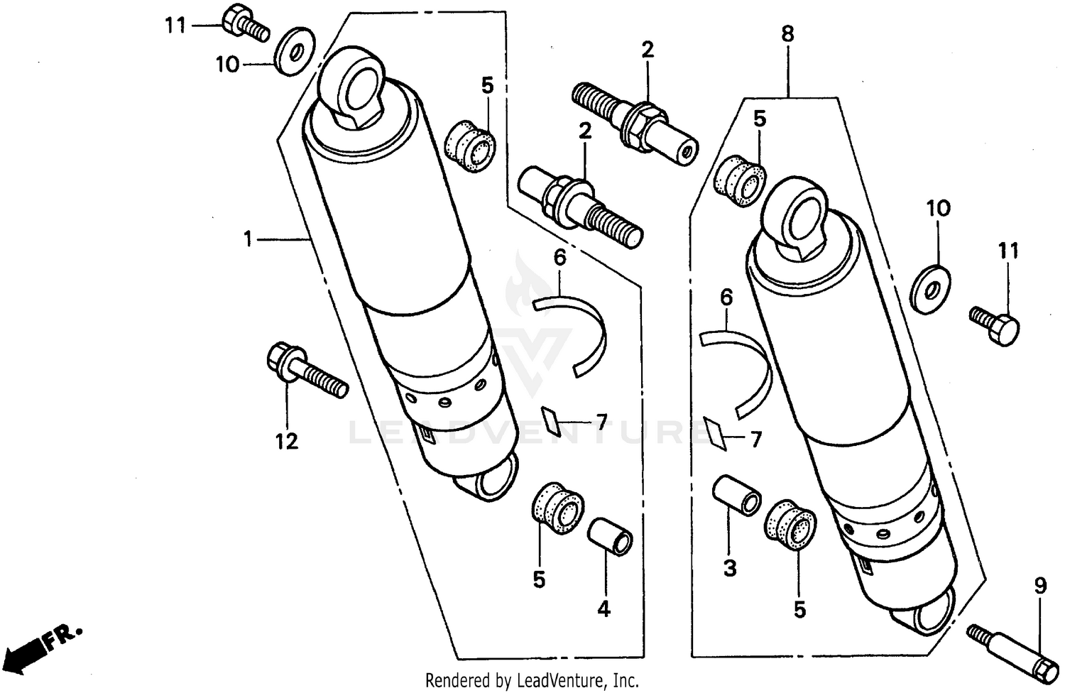 REAR SHOCK ABSORBER
