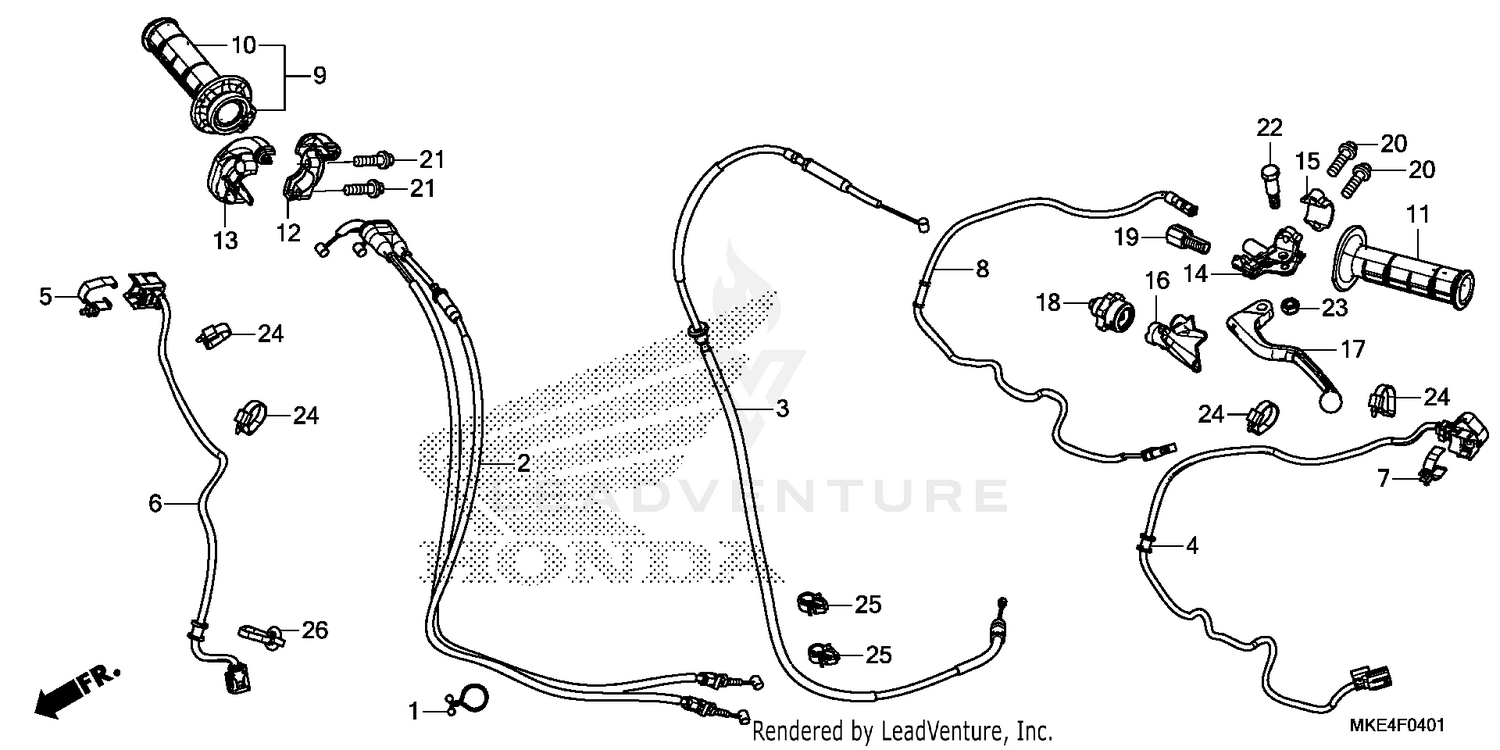 HANDLE LEVER@SWITCH@CABLE ('18)