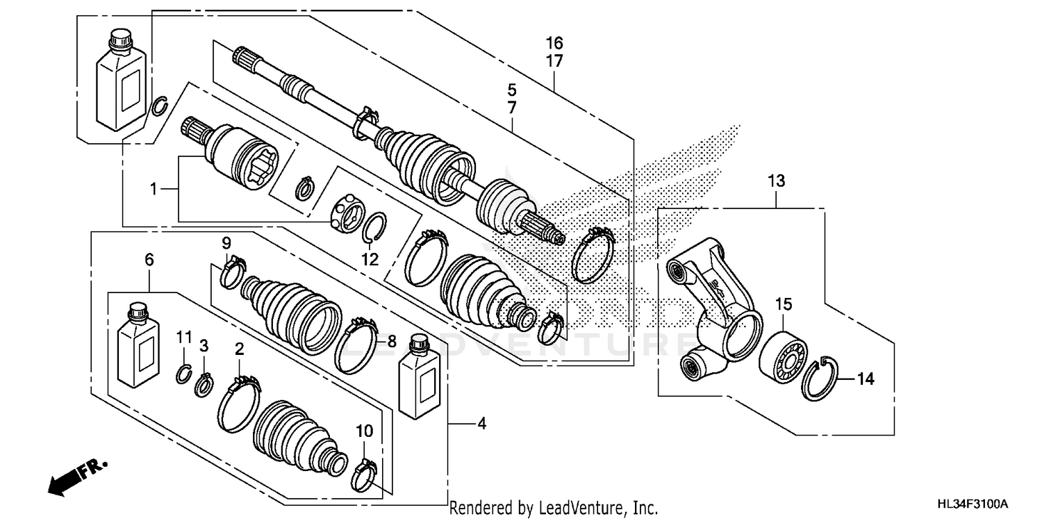 REAR KNUCKLE@REAR        DRIVESHAFT