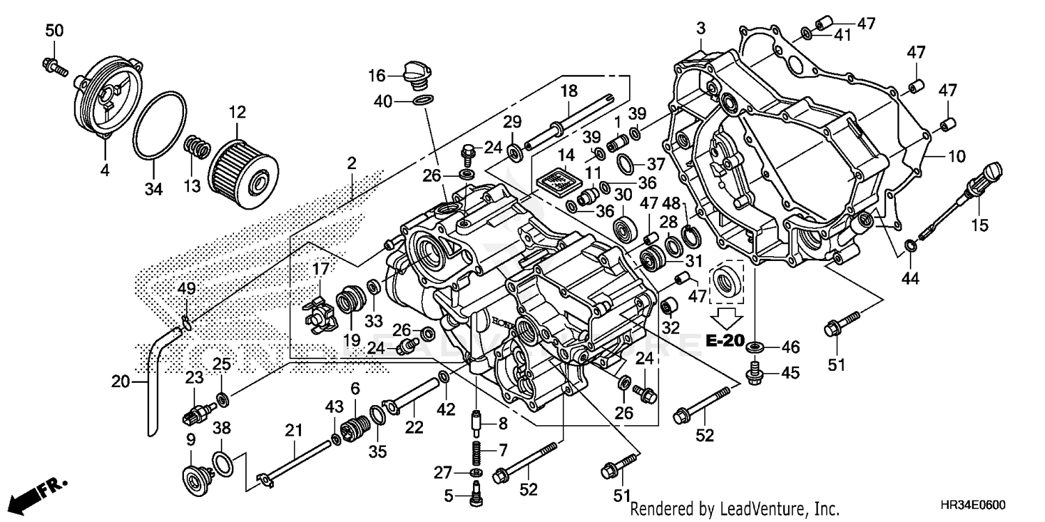 FRONT CRANKCASE COVER    (1)