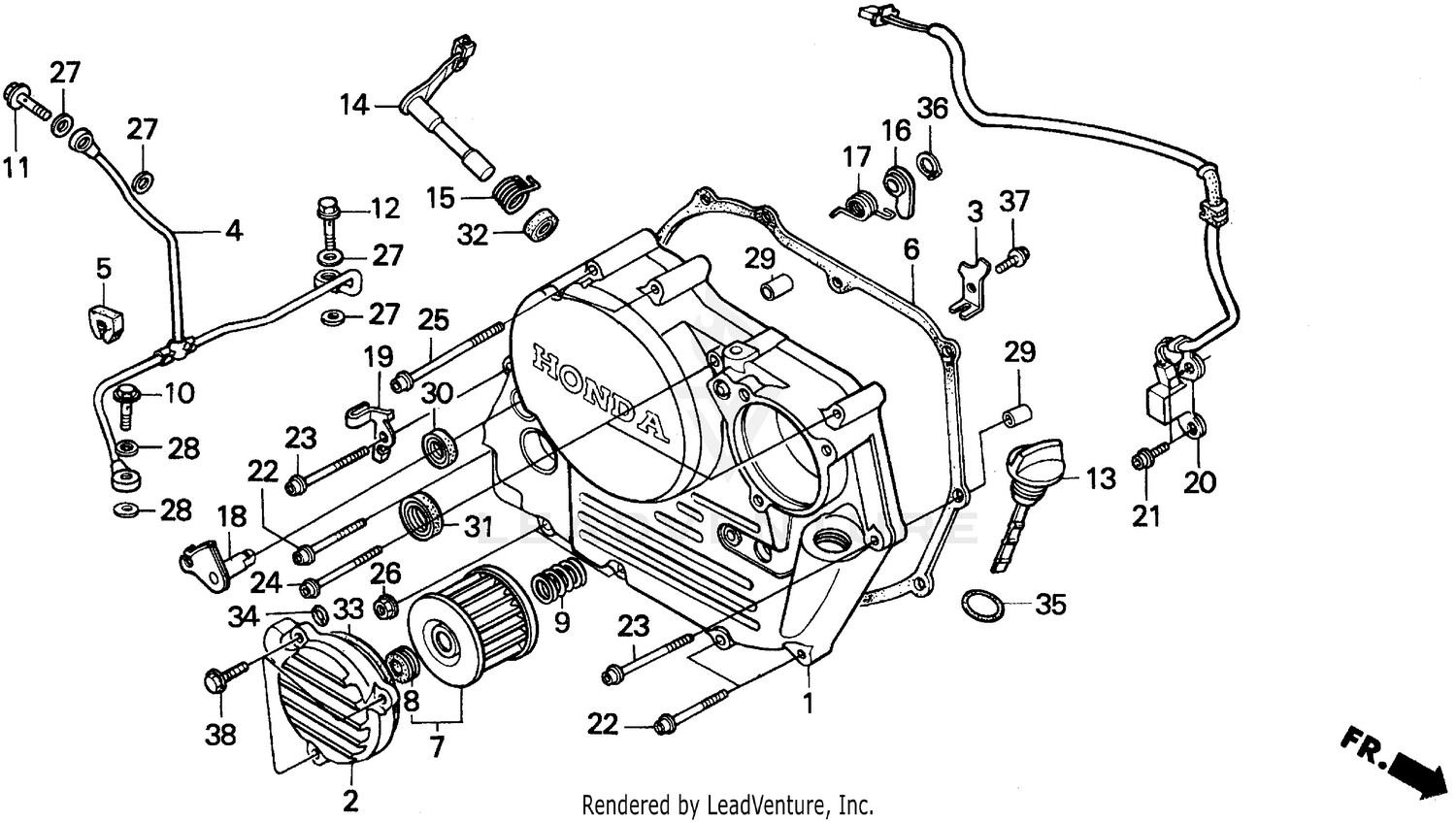 RIGHT CRANKCASE COVER