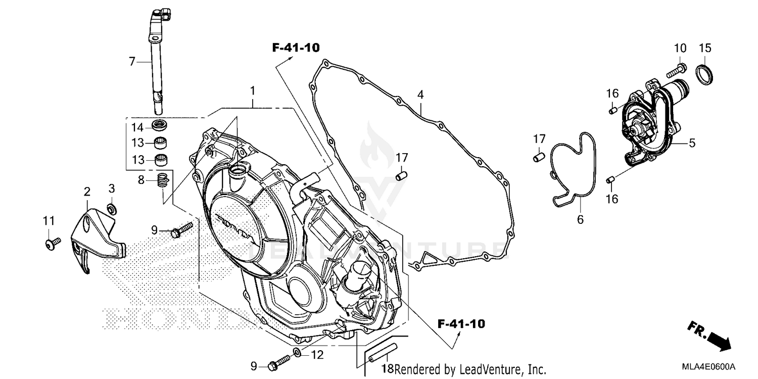 RIGHT CRANKCASE COVER (1)