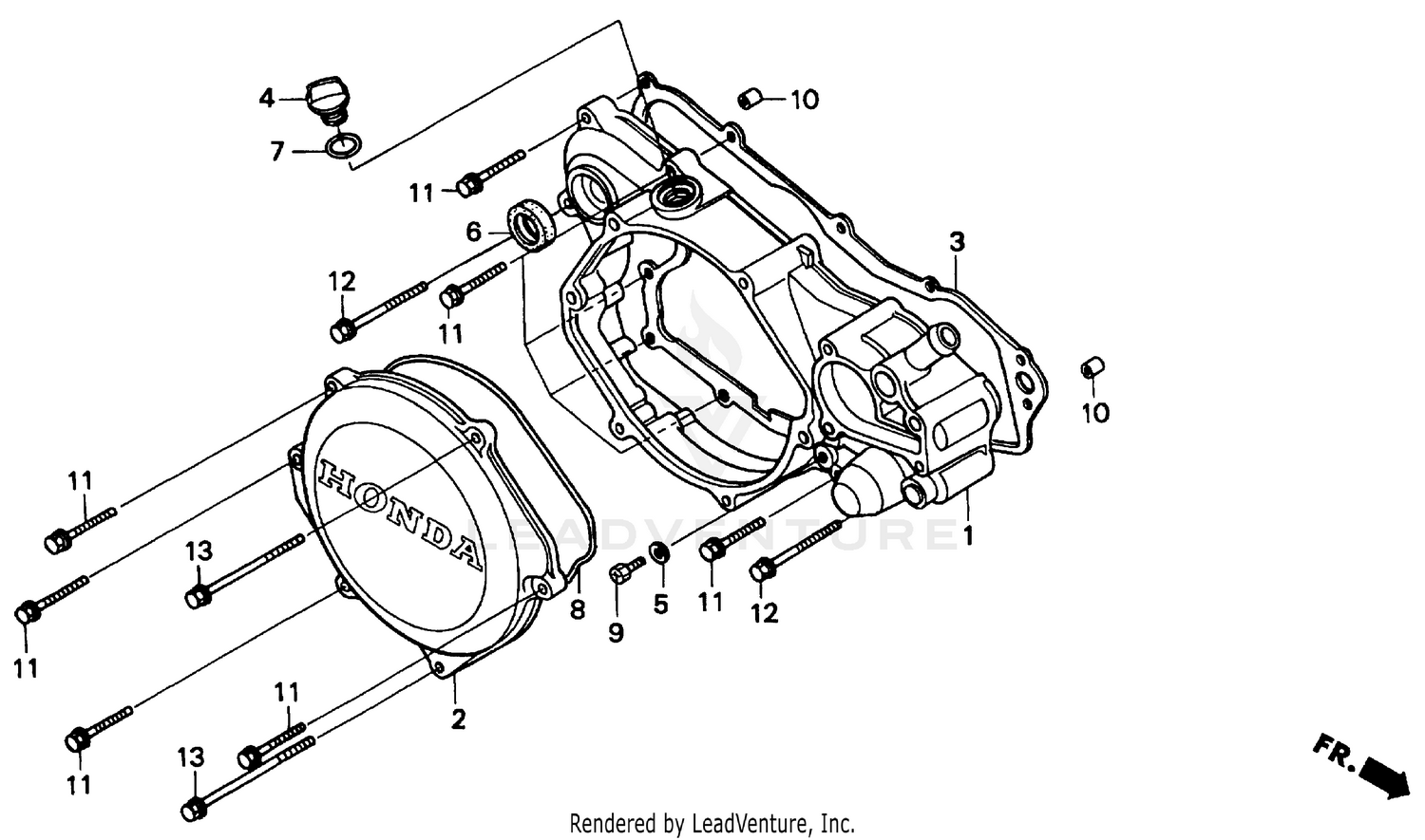 RIGHT CRANKCASE COVER