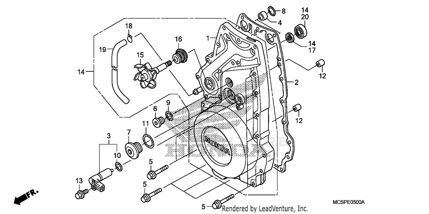 FRONT CRANKCASE COVER