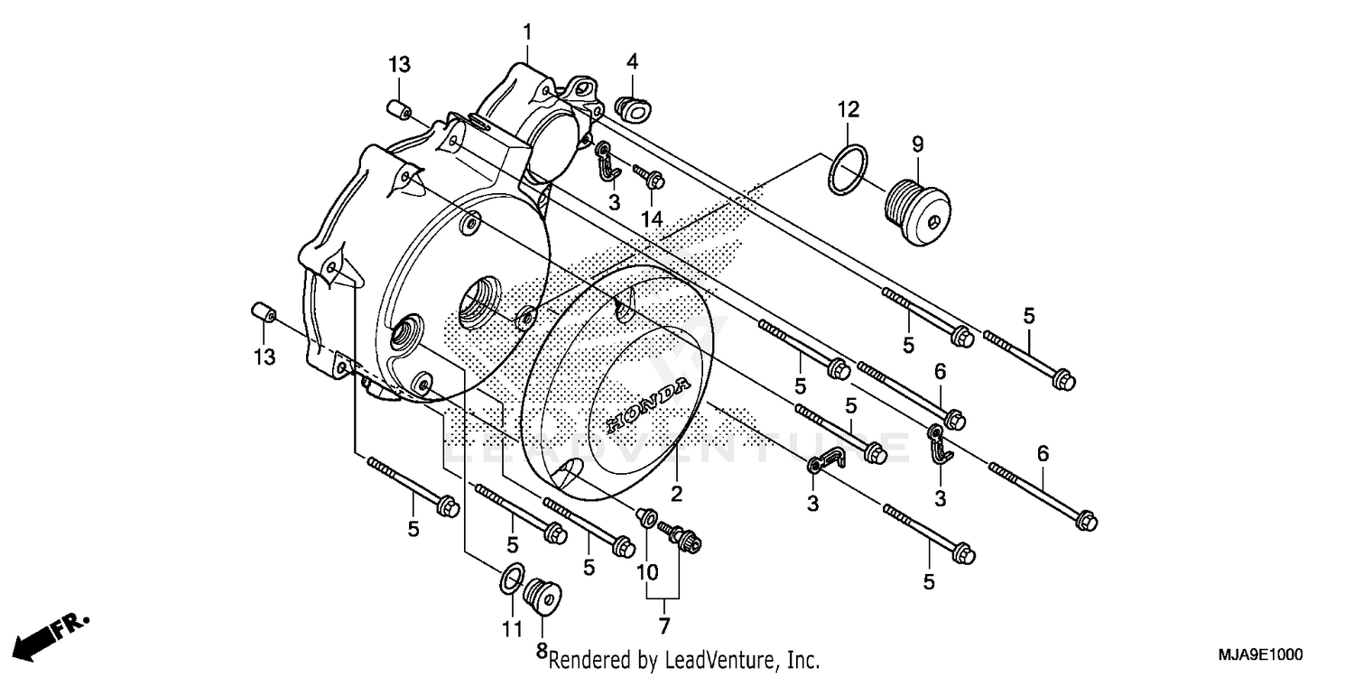 LEFT CRANKCASE COVER