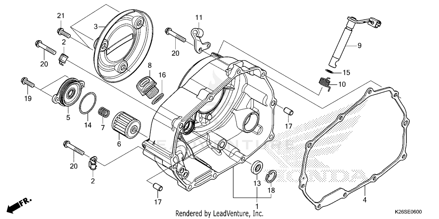RIGHT CRANKCASE COVER