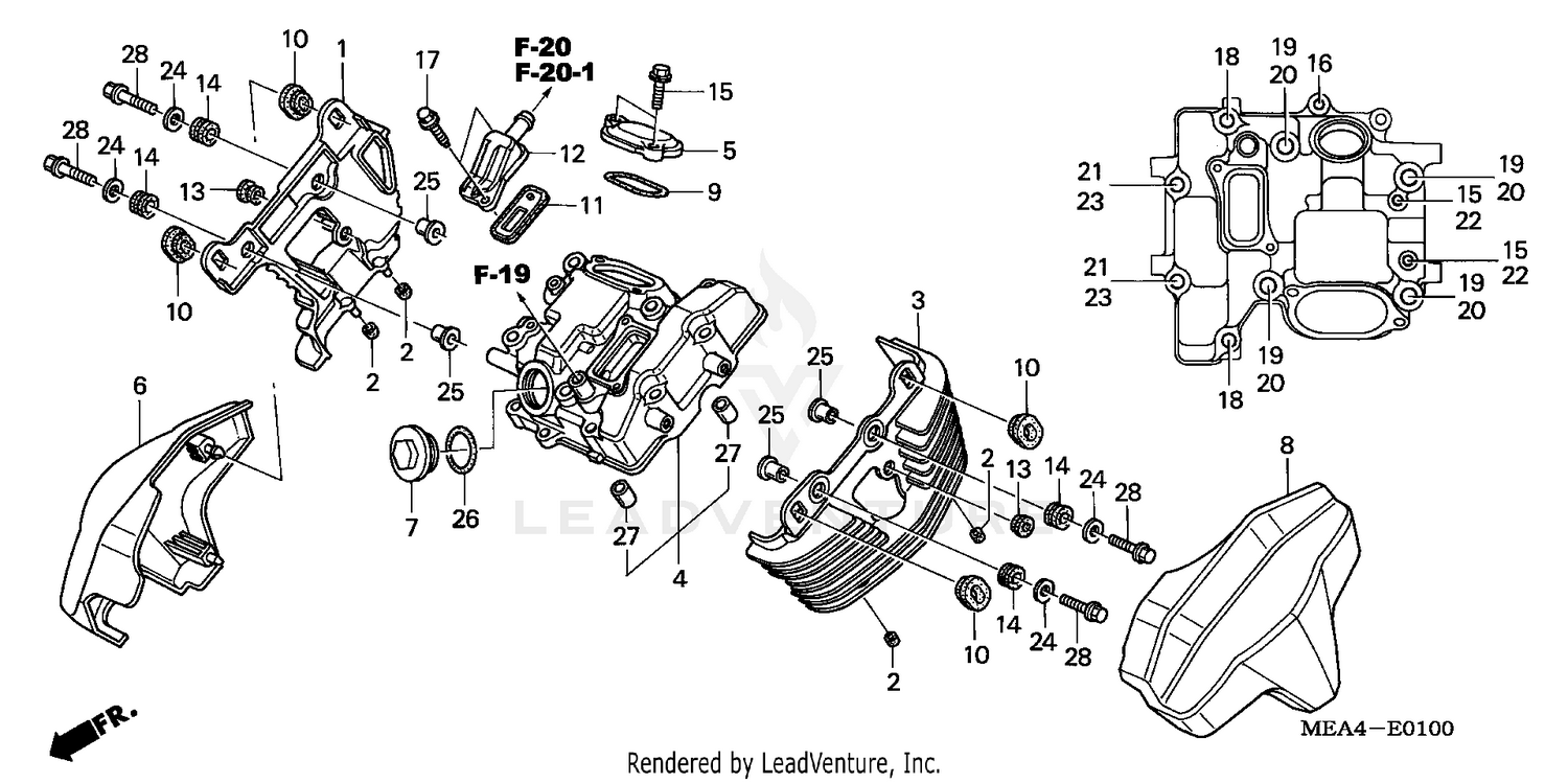 CYLINDER HEAD COVER (FR.)