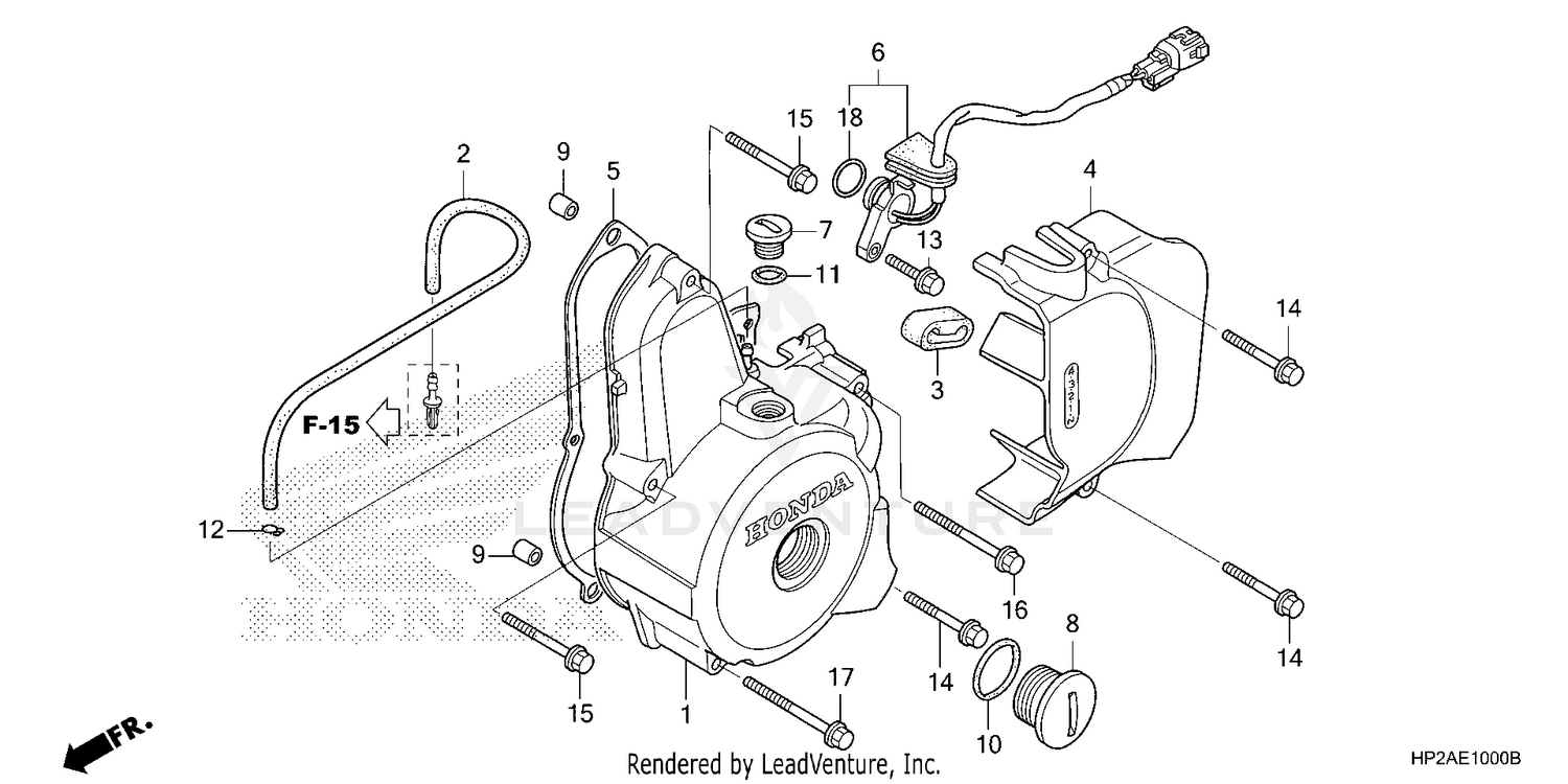 LEFT CRANKCASE COVER