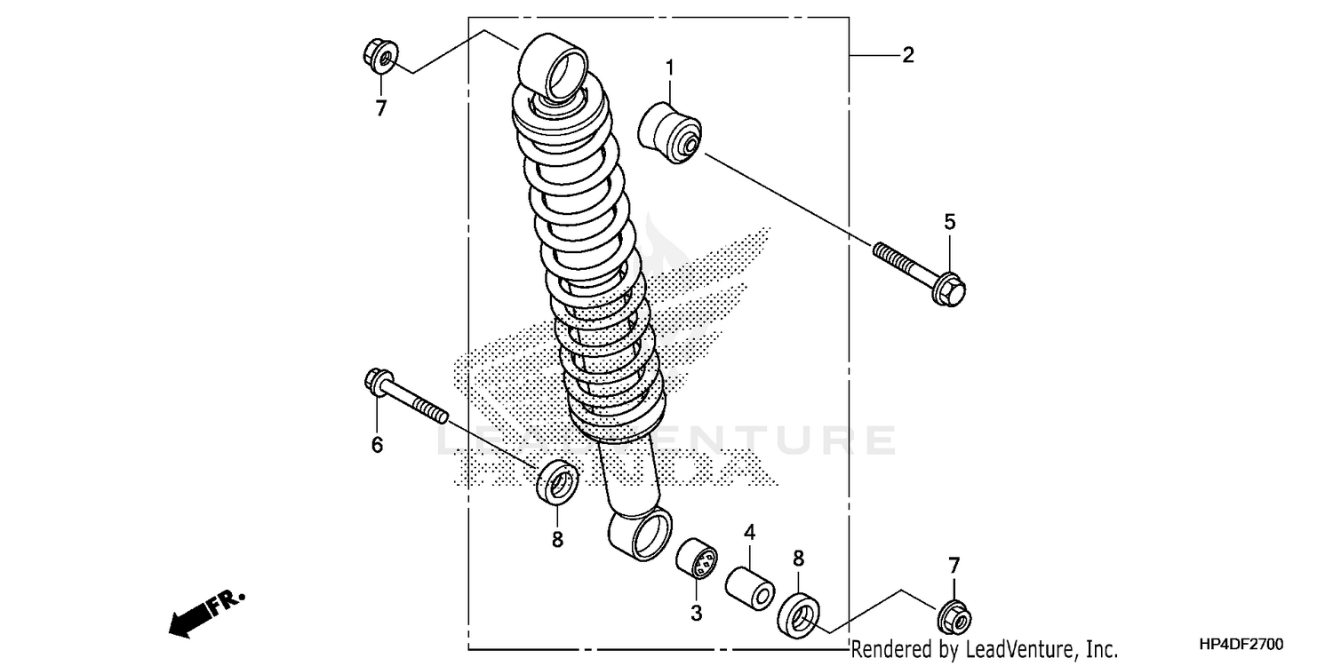 REAR SHOCK ABSORBER