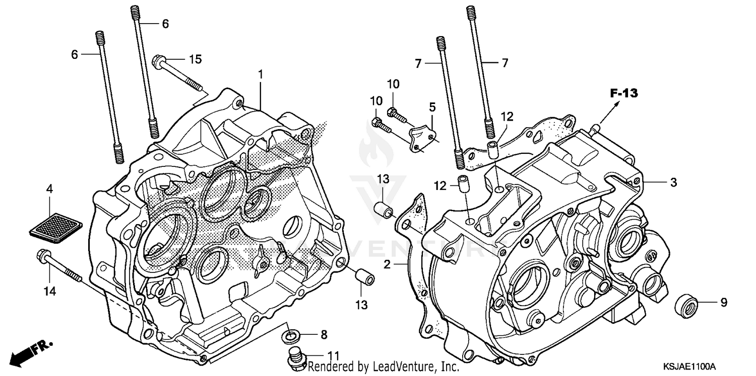 CRANKCASE (CRF80F)