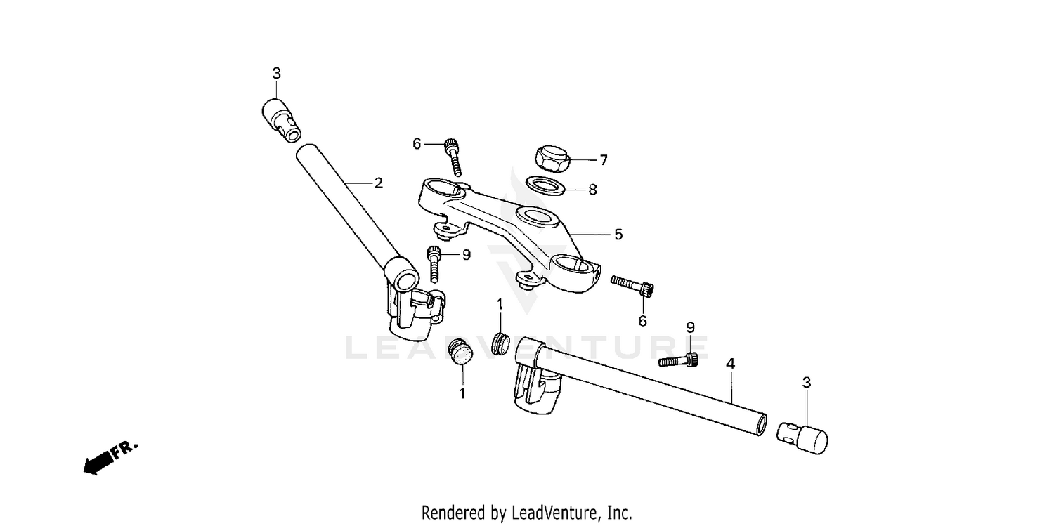 HANDLEBAR + TOP BRIDGE