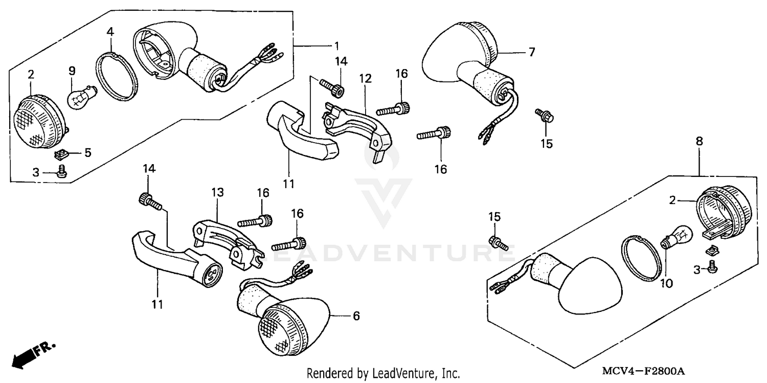 FRONT + REAR TURN SIGNAL