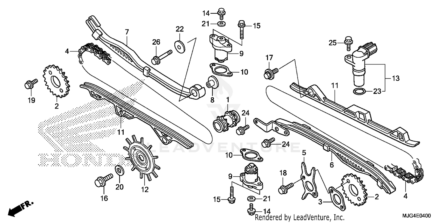 CAM CHAIN + TENSIONER