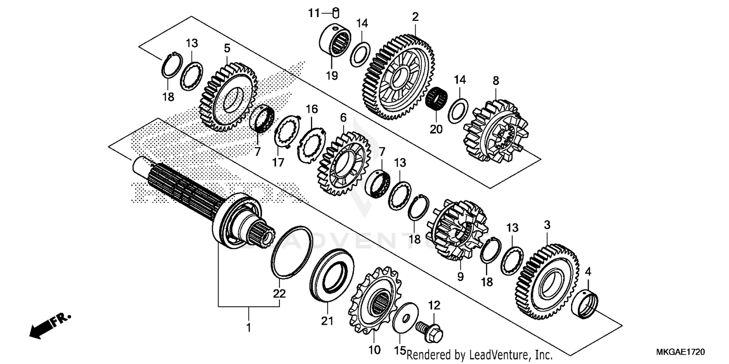 TRANSMISSION             (COUNTERSHAFT)